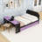 Full Daybed with Built-in Desk and USB Port and Twin Size Trundle-1839793039