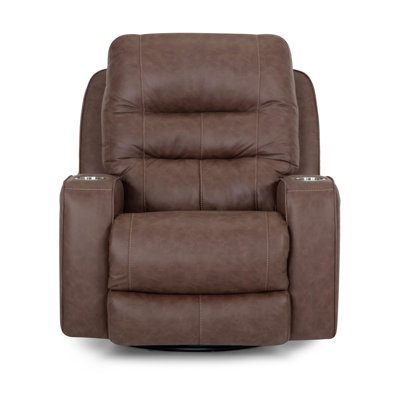 Power Swivel Recliner With Cupholders