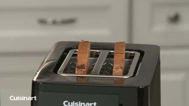 Black Stainless Steel Digital 2-Slice Toaster with Wide Slots