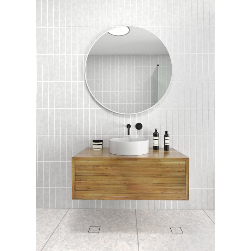 Modern & Contemporary Bathroom/Vanity Mirror, White
