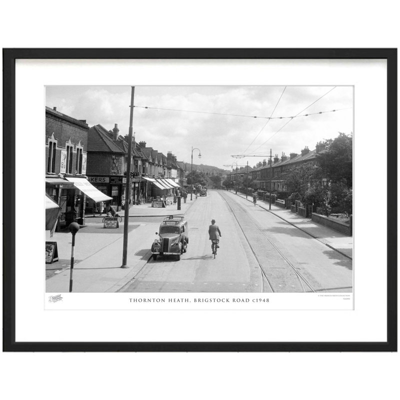 Thornton Heath, Brigstock Road C1948 by Francis Frith - Single Picture Frame Print, 40cm H x 50cm W x 2.3cm D