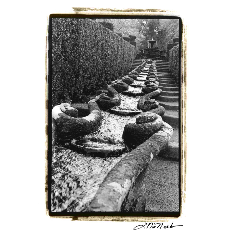 Jardin italien IV, H 48 po x l 32 po