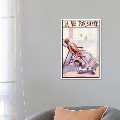 1920 La Vie Parisienne Magazine Cover 1 Piece Wall Art on Canvas