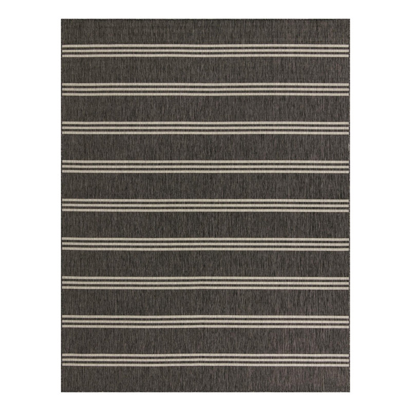 Tapis intérieur / extérieur Jill Zarin Anguilla, Rectangle 10 pi x 13 pi 1 po