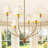 6- Light Dimmable 33.9'' W Dining Room Chandelier