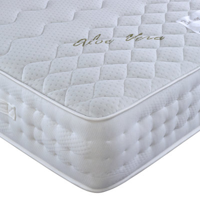 Kinmel Pocket Upholstered Divan Bed with Mattress
