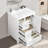 24" Freestanding Bathroom Vanity with Ceramic Sink, Storage Cabinet with Adjustable Shelf -2080092831