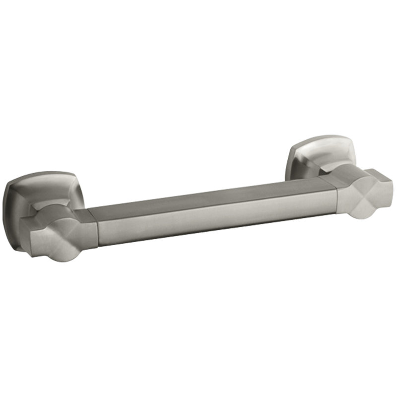 Margaux Grab Bar, Vibrant Brushed Nickel, 12"W