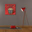 «Epic Graffiti« Enjoy The Show Red »par Wild Apple, art mural sur toile, 26 po x 26 po-87320748