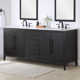 Kenison 60" Double Bathroom Vanity with Quartz Top