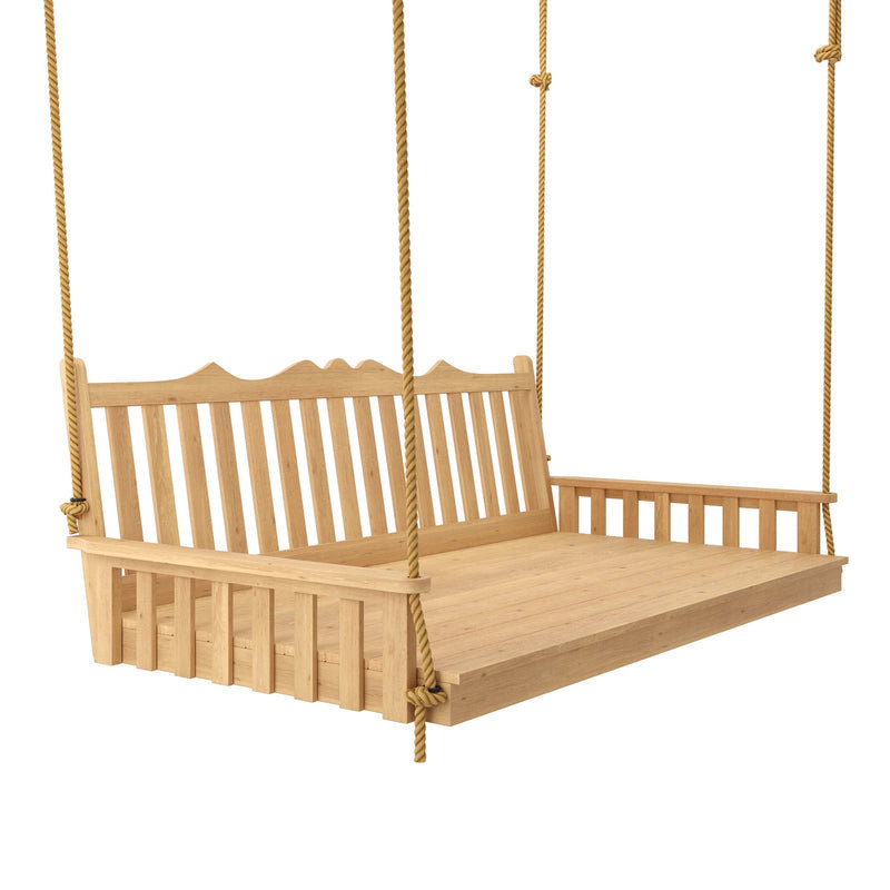 Balancelle en cèdre York de 5 pieds Keystone Amish Co., Non fini, 52"