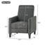 Fauteuil inclinable rembourré réglable avec repose-pieds extensible-1797659055