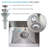 28'' L x 22.1'' W Freestanding Laundry Sink with Faucet-90954353
