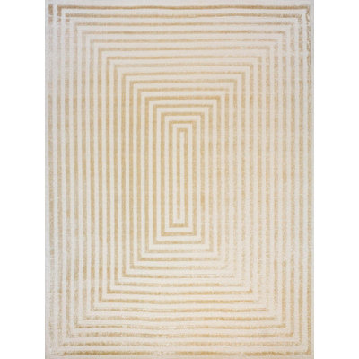 Utopia Geometric Area Rug in Gray