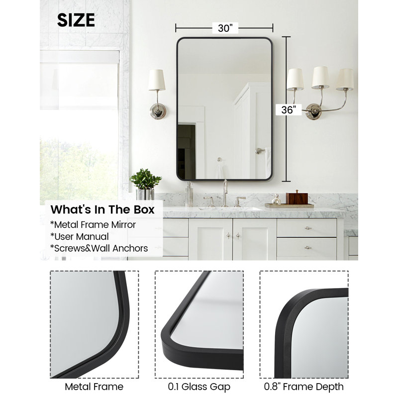 Metal Rectangle Mirror