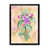 Impression noire sur toile encadrée sélectionné