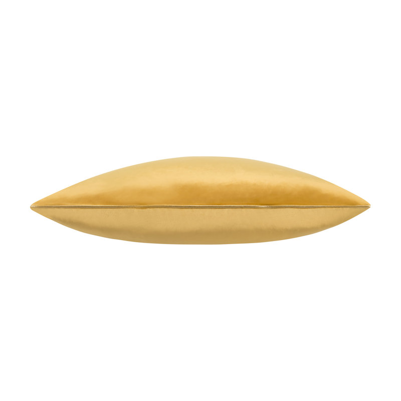 Noah Velvet Square Pillow Cover & Insert, Yellow