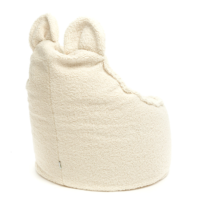 Linen Refillable Classic Bean Bag, Creme