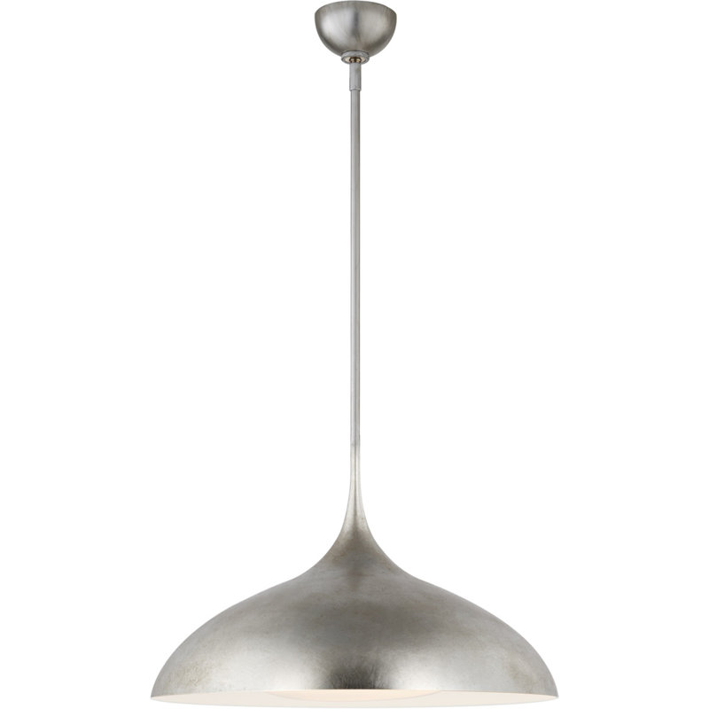 Aerin Agnes Pendant, Silver, 13.5" H x 21" W x 21" D