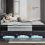 Grand matelas hybride en mousse viscoélastique de refroidissement de taille moyenne 12 po dans une boîte-152285829