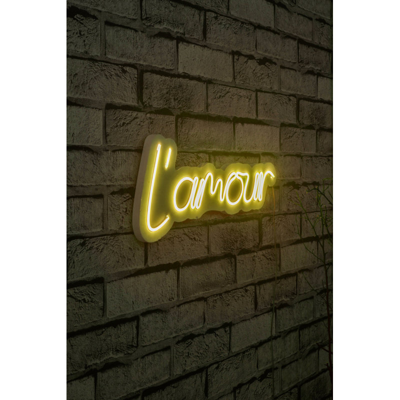 Bande lumineuse néon flexible, imperméable et durable, 12 V, 12,5 x 7,1 x 0,8 pouces | Gabarit en mousse de PVC, système de suspension murale intégré, longueur totale de 375 cm | Jaune vif, parfait pour la décoration intérieure et les fêtes