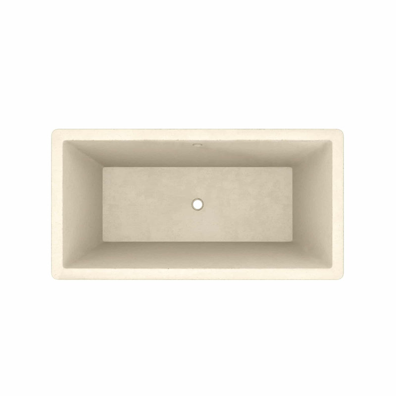Mendocino 66 in. L Freestanding Soaking Tub, Sand