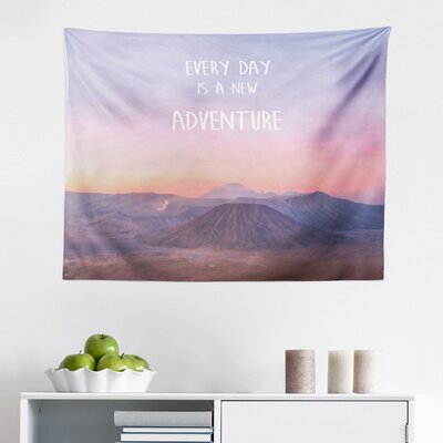 Ambesonne Adventure Tapestry, Ethereal View Of Kawah Ijen Crater In Indonesia Scenic Misty Land, Fabric Wall Hanging Decor For Bedroom Living Room Dor -  East Urban Home, 153FCFB9FFD1488C9E8193E4A7BBC43E