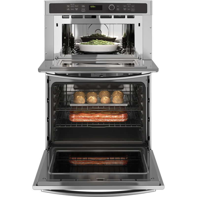 GE® 30" Combination Double Wall Oven, Stainless Steel