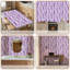 Papier auto-adhésif à peler et coller avec aquarelle lavande Peel Stick lilas pastel auto-adhésif et amovible 17,7 po x 118 po (45 x 300 cm)-1240204245