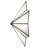Star LED Flush Mounted Sconce