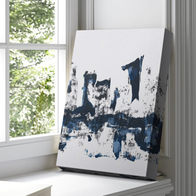 Toile tendue avec châssis abstrait abstrait XXCXXXX - prêt à être accroché