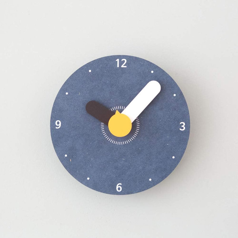 Horloge murale Jordi, Bleu