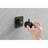 3/4" Cast Metal Adjustable Volume Valve - Matte Black, Brass Handle Shower Corrosion & Rust 3.5 In. W X 2.19 H D 1.83 Lb Weight Control Black With Metal, Proof