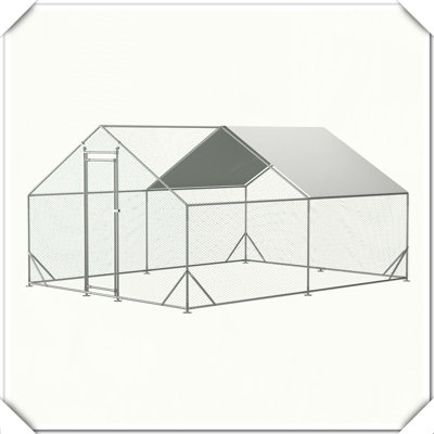 Housse imperméable anti-ultraviolets pour poulailler en métal galvanisé