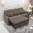 2-in-1 Three-seater Sofa With A Sofa Bed And A Reversible Recliner, Curved Armrests With Tufted Detailing And Usb Charging Ports-1968552675