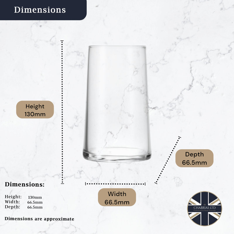 420ml Drinking Glass Set