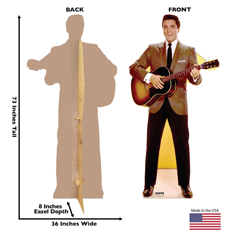 Elvis Presley 73'' Musicians Cardboard Standup