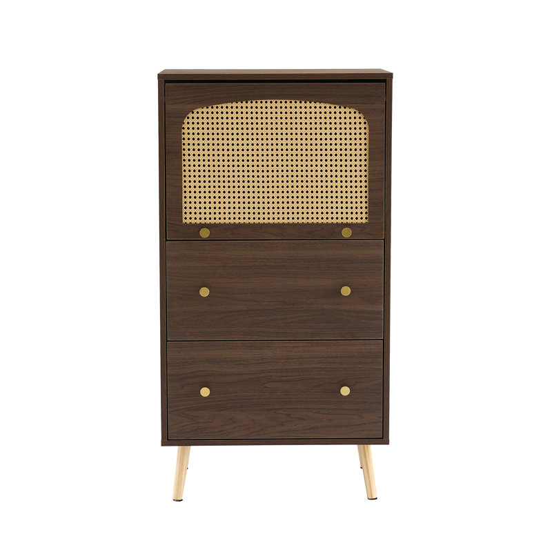 Rattan Sideboard With 2 Drawer And 1 Door
