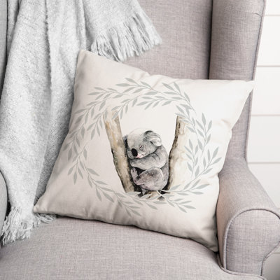  Sleeping Koala Throw Pillow