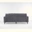 Canapé en chenille avec repose-pieds amovible et de rangement, rangement latéral et USB-1736792771