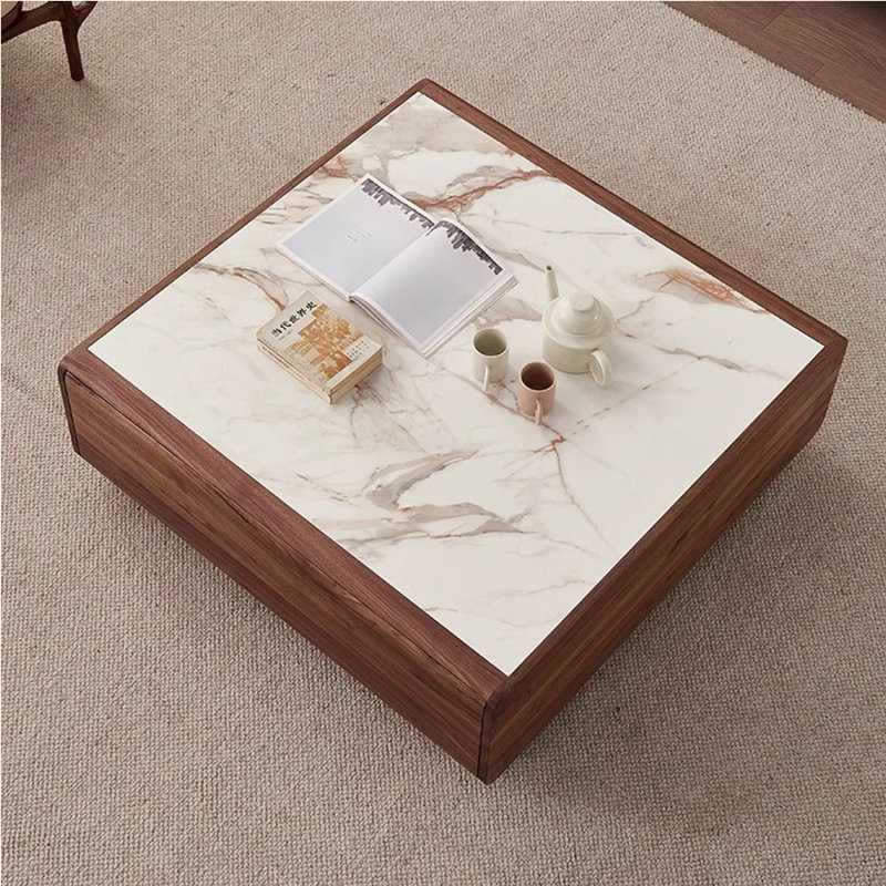 Nouvelle table basse en bois massif de style chinois.