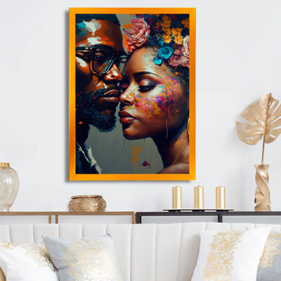 Art sur toile, "Couple amoureux"