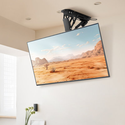 Motorized Ceiling TV Mount Electric Flip Down TV Mount for 32-70 in Screen