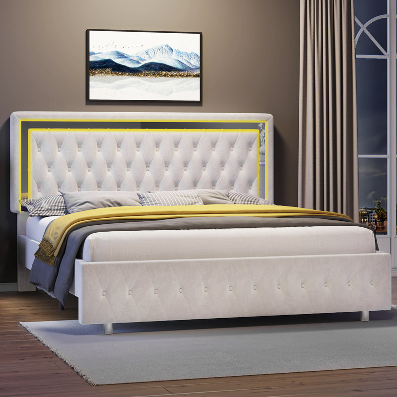 Braiya Upholstered Platform Bed