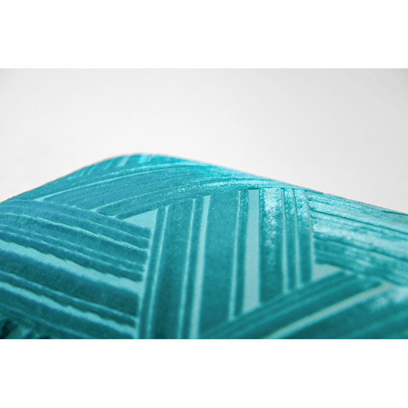 Entwined Mini Velvet Pillow Cover & Insert, Aruba