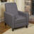 Smoke Fabric Push Back Chair For Elegant Home Décor-1429283575