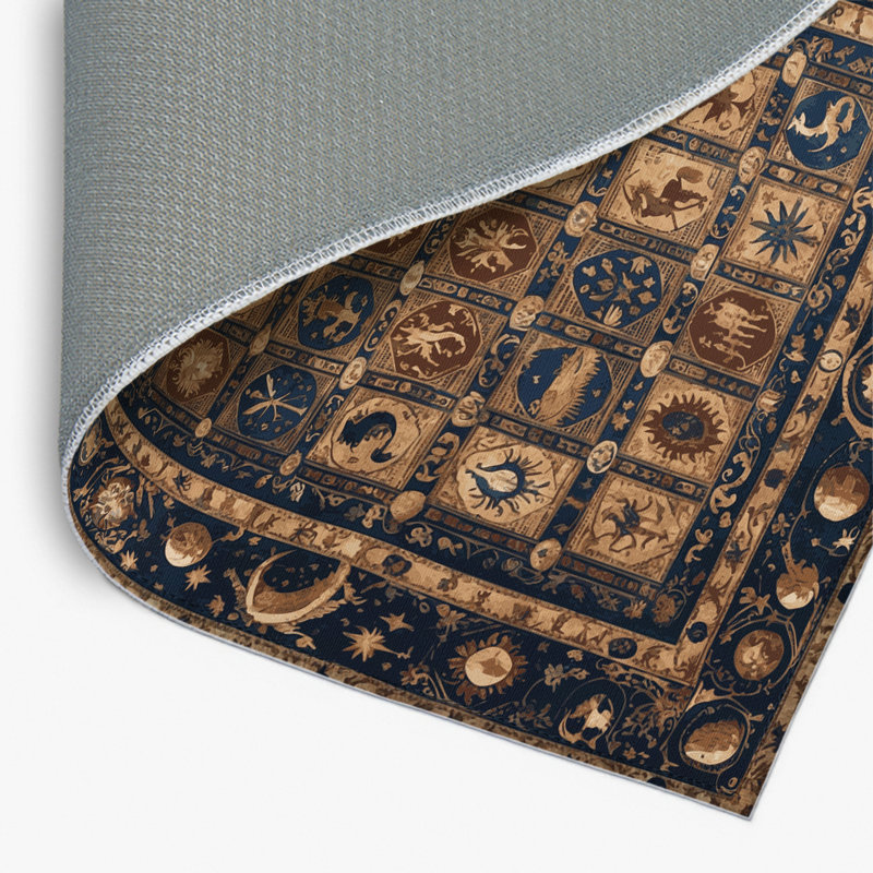 Tapis d'intérieur et d'extérieur gris français