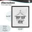 «Drop Pants Here with Hanger», impression sous verre encadrée, conception de Kim Allen-1564973443-1564973445