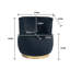 Alphonsine Upholstered Swivel Barrel Chair-91568502