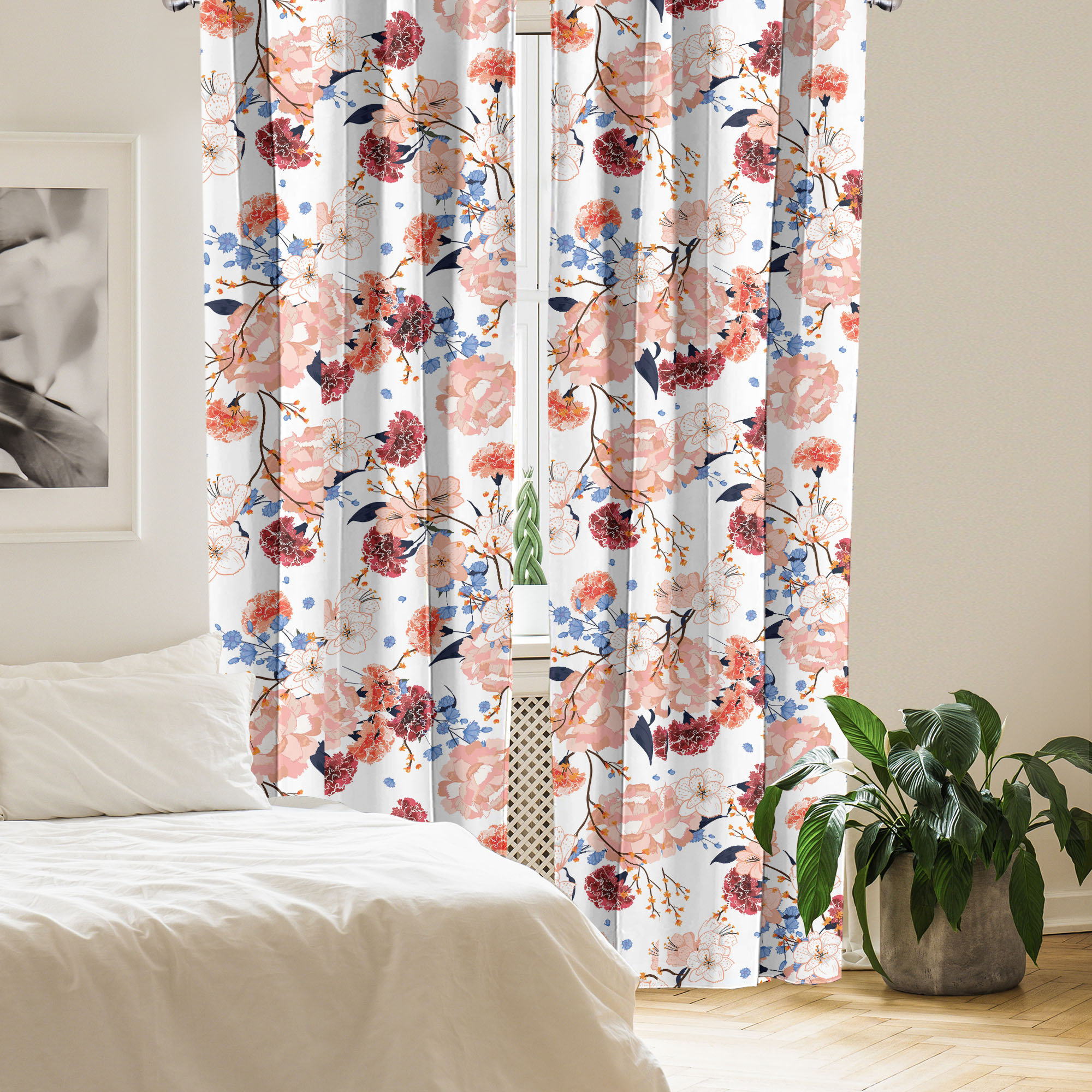 East Urban Home Josaiah Microfiber Room Darkening Curtain Pair | Wayfair